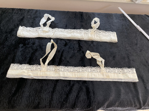 Antik spitze geklöppelt zart - geklöppelt,