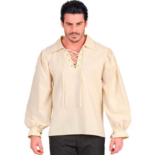 Historisches hemd beige - hemd,